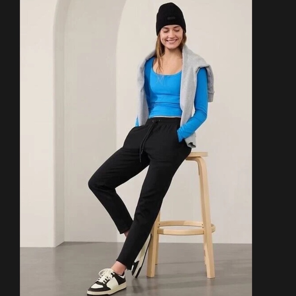 Athleta Cozy Karma Zip Pant Medium Black 2024 #793852